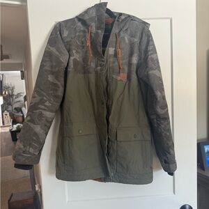 DC Camouflage and Olive Ski Jacket